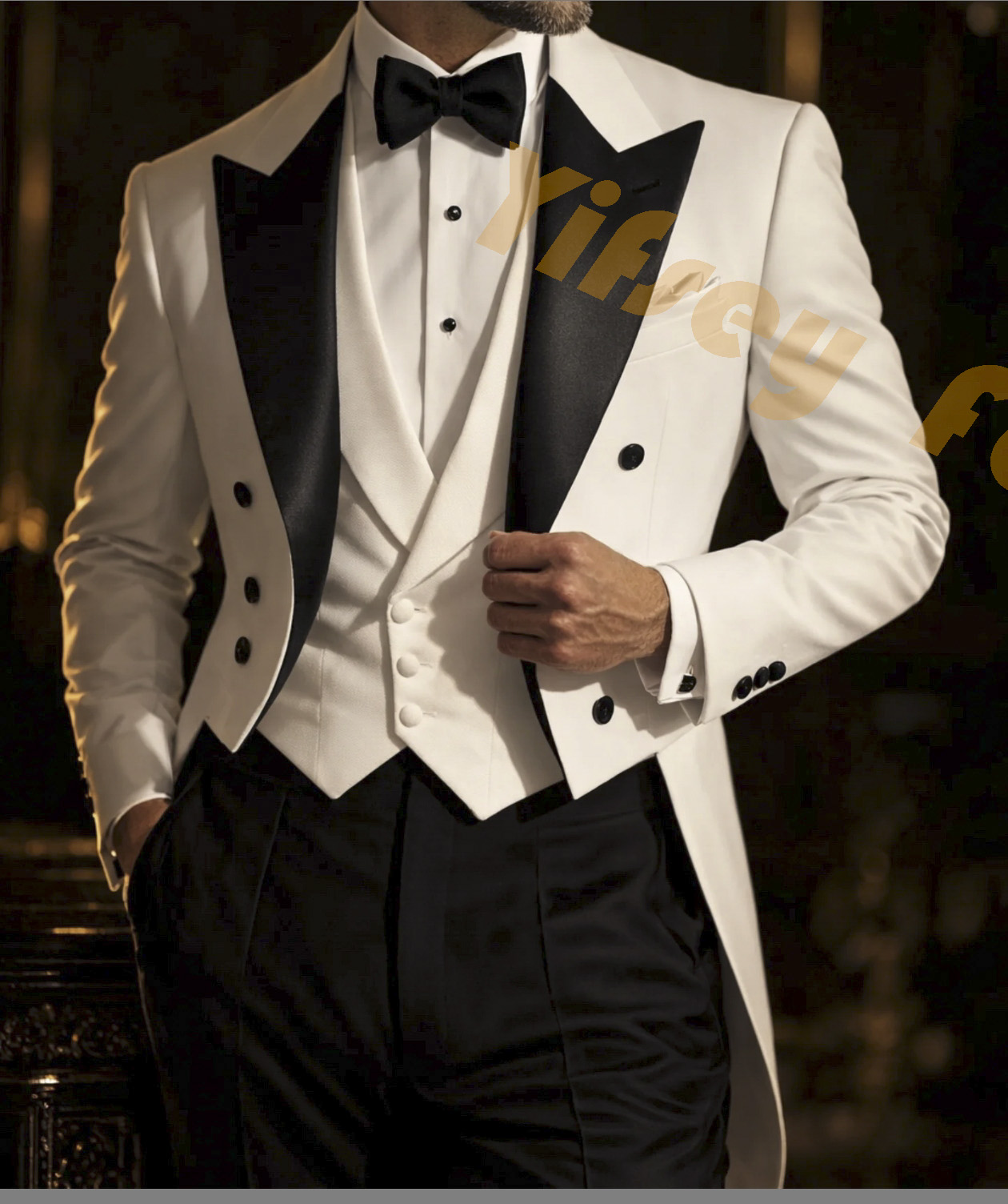 Jas Pria Putih Celana Hitam Se - Slim Fit Blazer Men ulasan dan harga