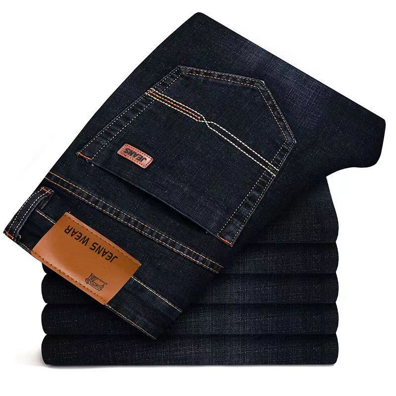 Jeans Pria Bisnis Gaya Baru 20 - Skinny Jeans Ripped ulasan dan harga