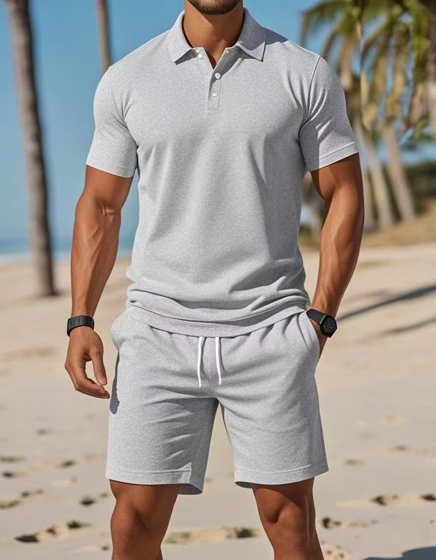 Set Kaos Polo Musim Panas Pria - Polo Shirt Slim ulasan dan harga