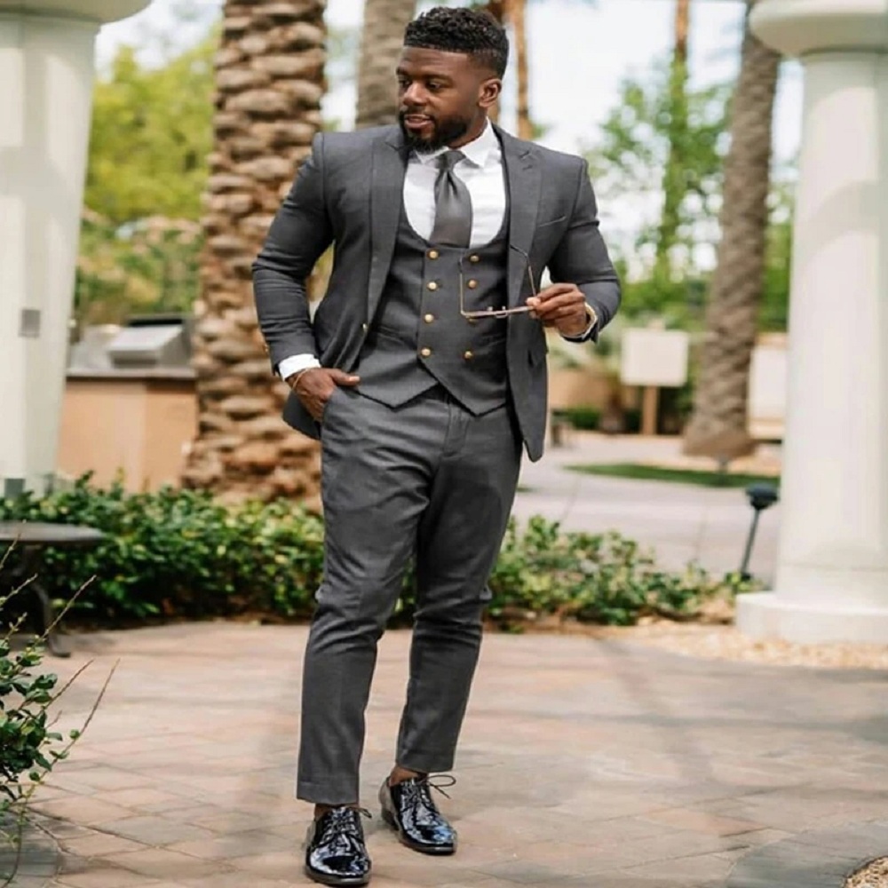 Jas Pengantin Pria Abu-Abu Tua - Mens Fashion Dark Grey Pants ulasan dan harga