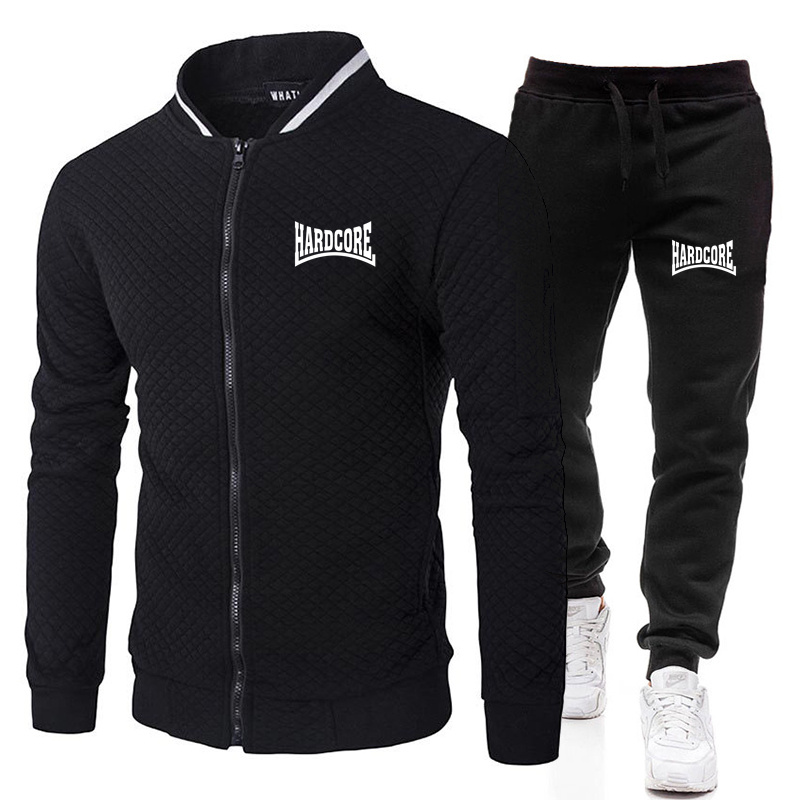 HARDCORE Jaket Set Kerah Tegak - Jacket Mens Fashion ulasan dan harga