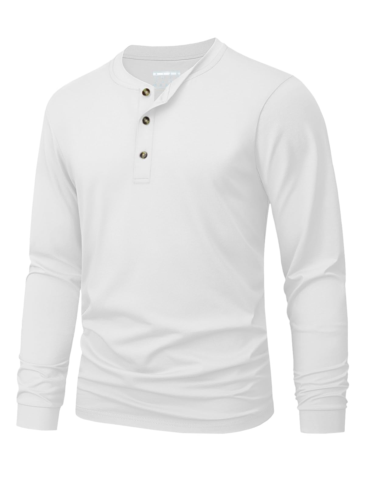 Kaos Henley Pria Polos Warna S - Men'S Spring Fashion ulasan dan harga