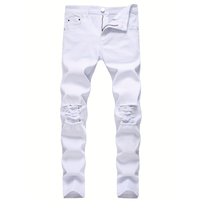 Celana Jeans Skinny Stretch Ri - Skinny Jeans Ripped ulasan dan harga