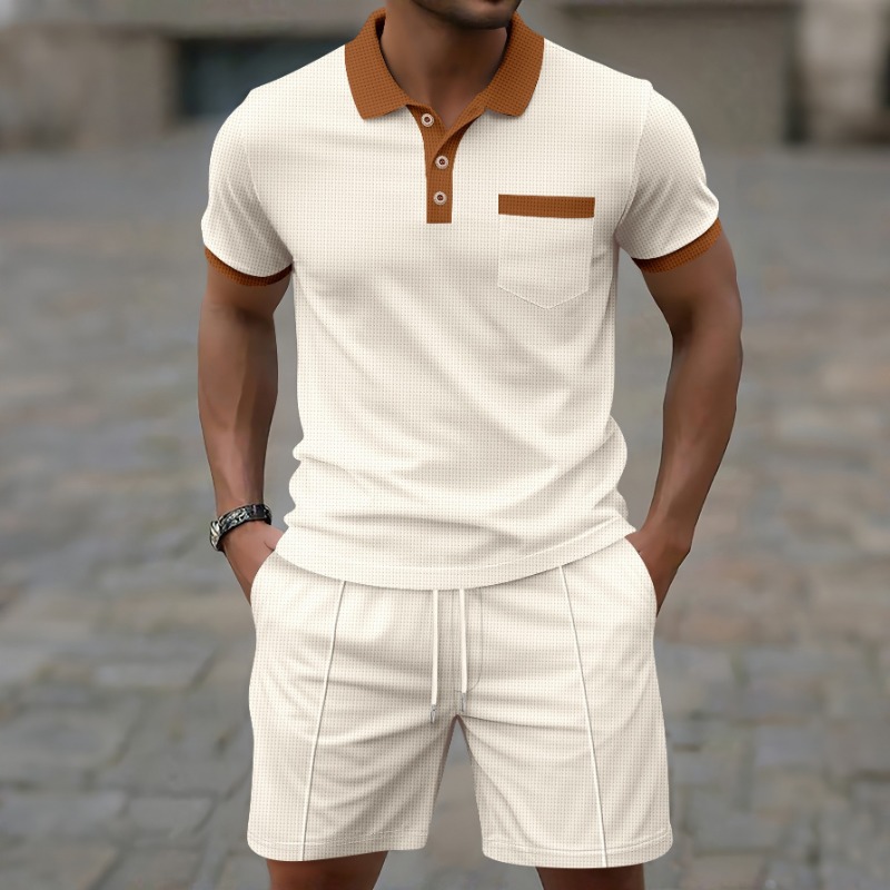 Set Fashion Kasual 2 Potong Te - Queer Men'S Fashion ulasan dan harga