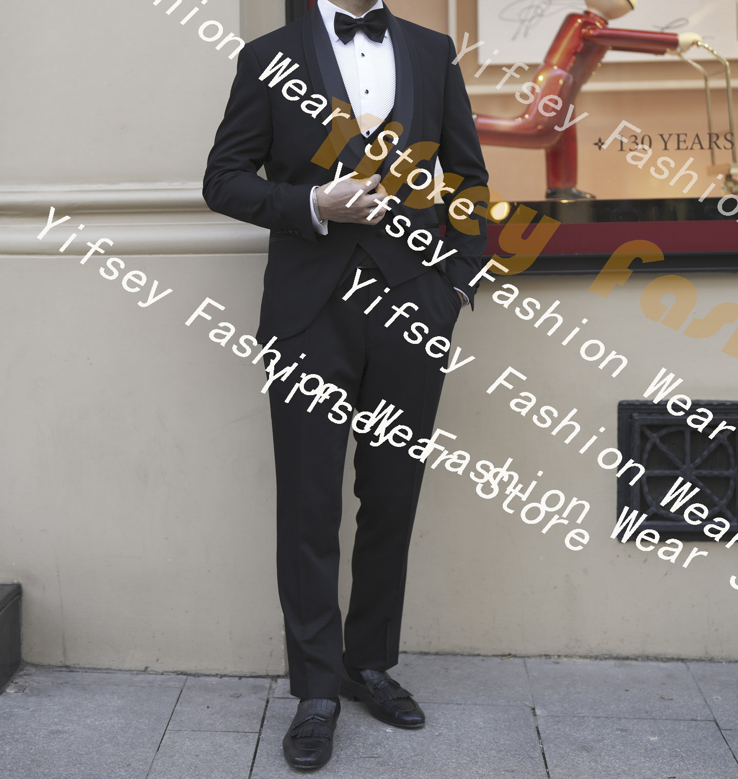 Setelan Jas Pria Lengkap Kerah - Slim Fit Blazer Men ulasan dan harga