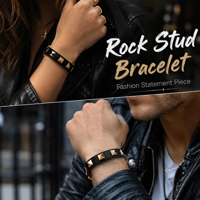Gelang Kulit Punk 10 Warna unt - Men'S Fashion Jewelry Bracelets ulasan dan harga