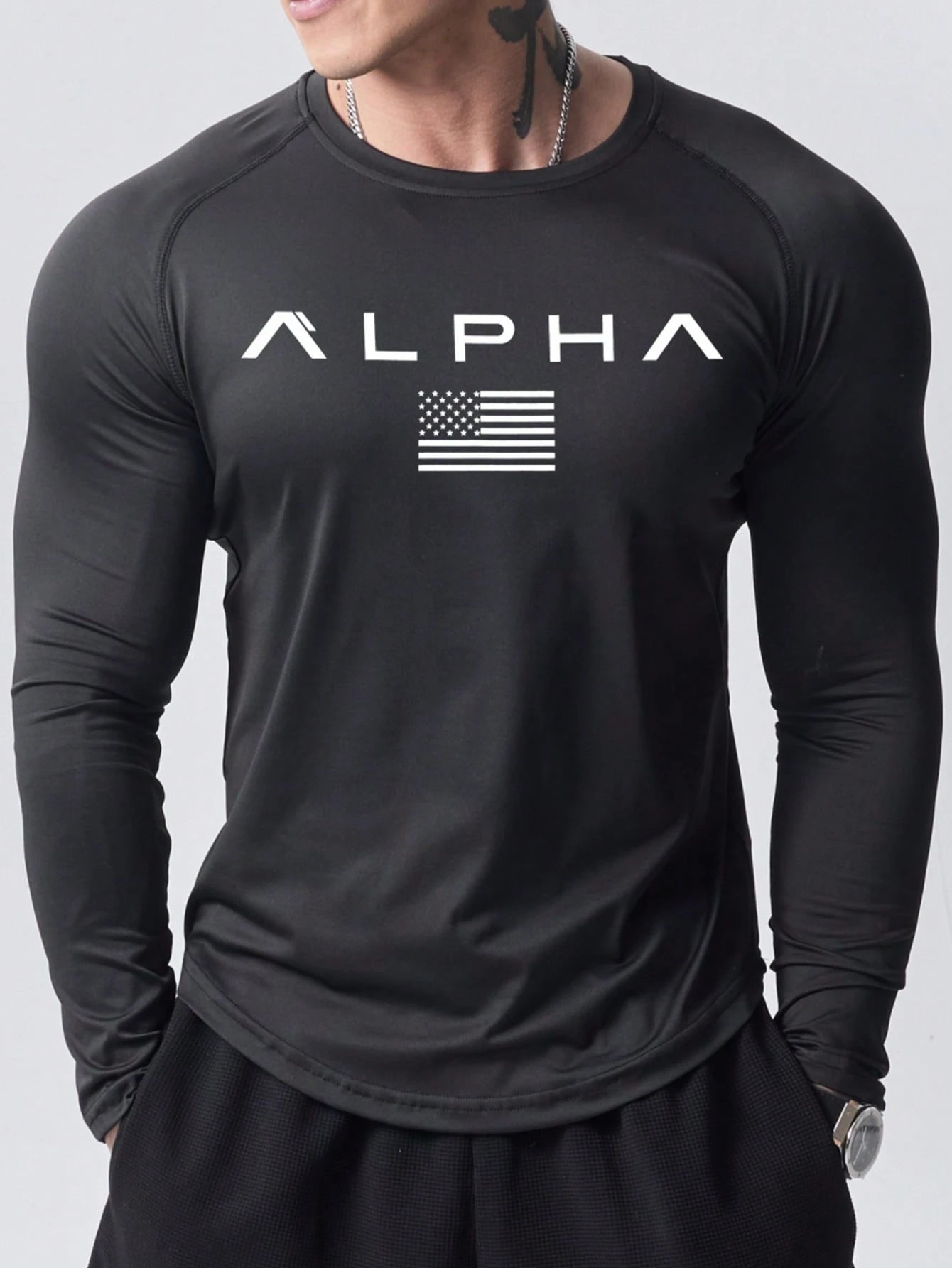 Kaos lengan panjang pria baru  - Men'S Spring Fashion ulasan dan harga