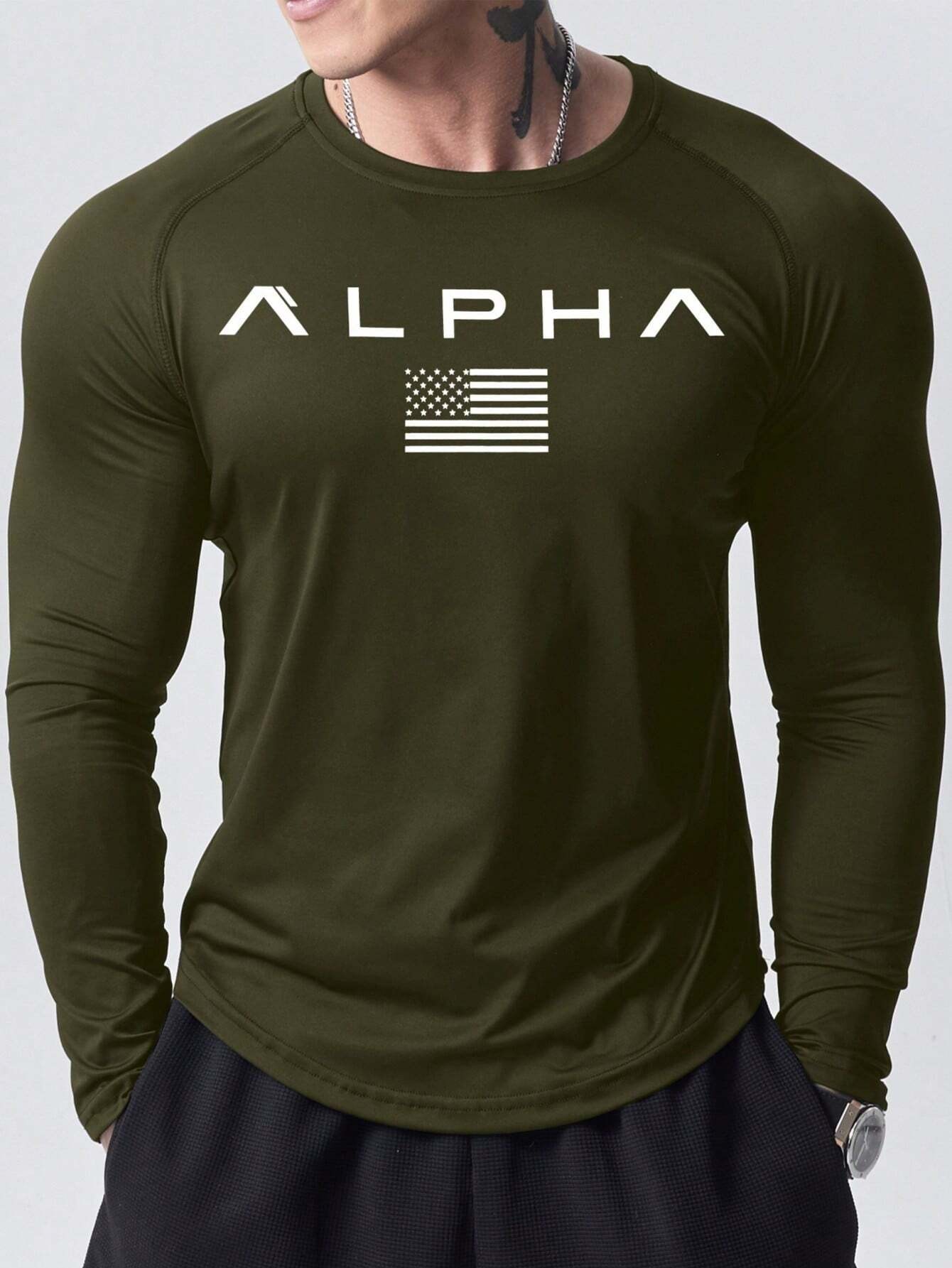 Kaos lengan panjang pria baru  - Men'S Spring Fashion ulasan dan harga