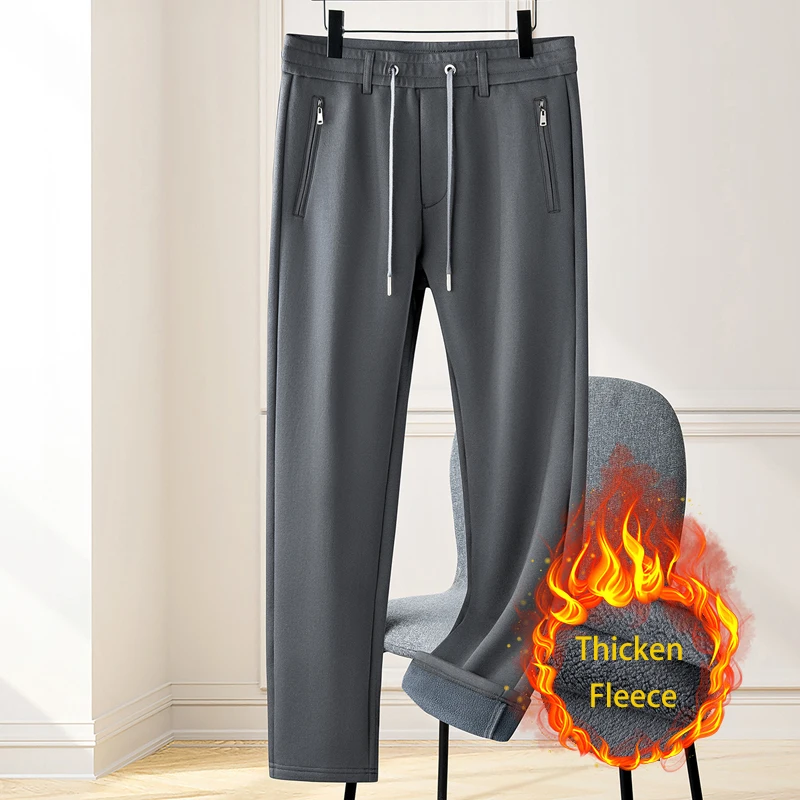 Celana Olahraga Pria Fleece Mu - Mens Fashion Dark Grey Pants ulasan dan harga