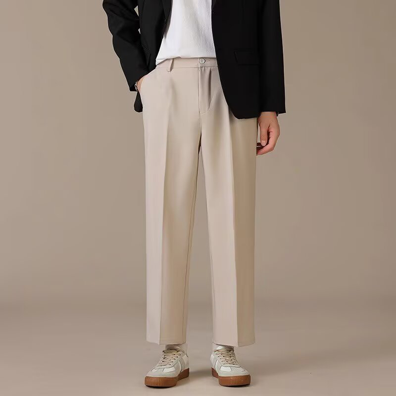 Celana panjang crop untuk pria - Mens Fashion Dark Grey Pants ulasan dan harga