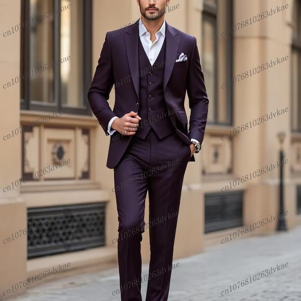 Setelan Jas Pria Formal Abu-Ab - Mens Fashion Dark Grey Pants ulasan dan harga
