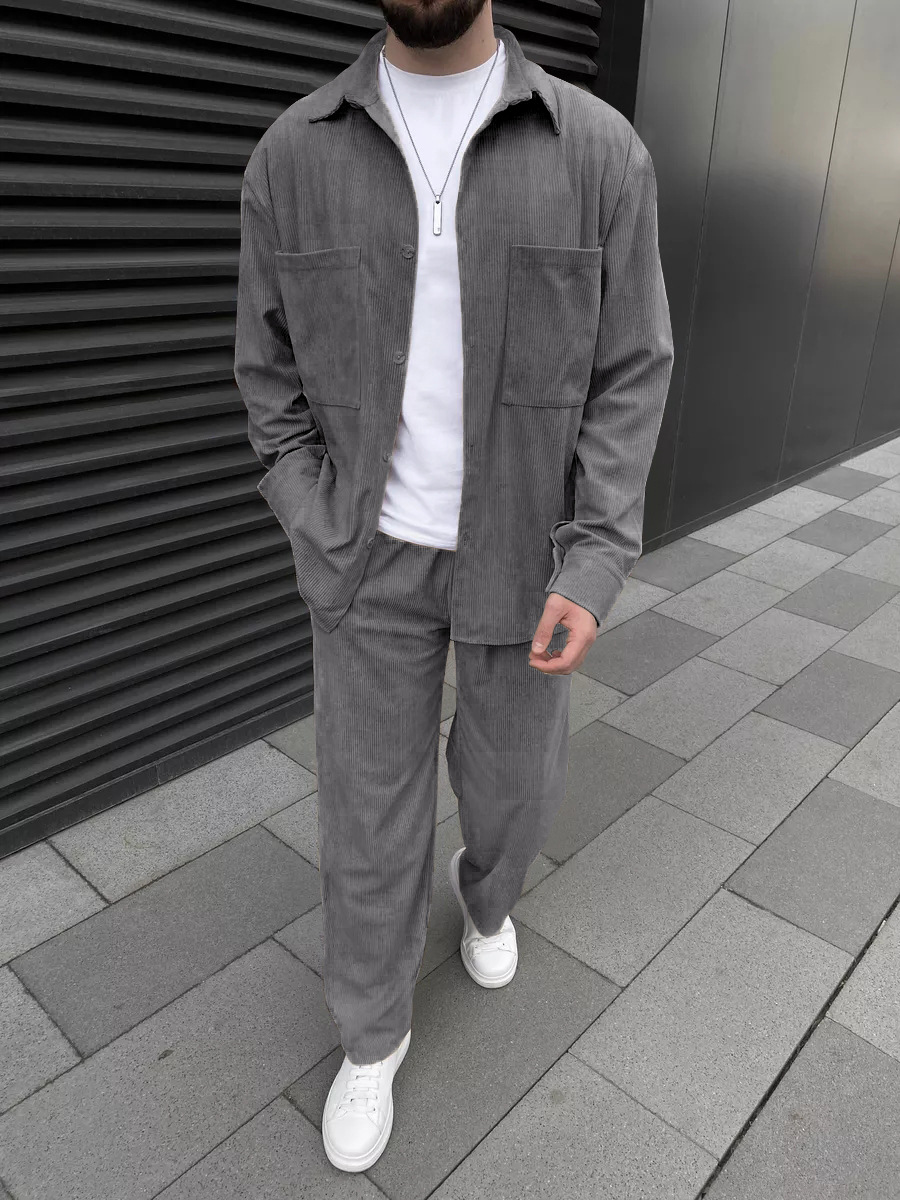 Setelan corduroy pria dua poto - Men'S Spring Fashion ulasan dan harga