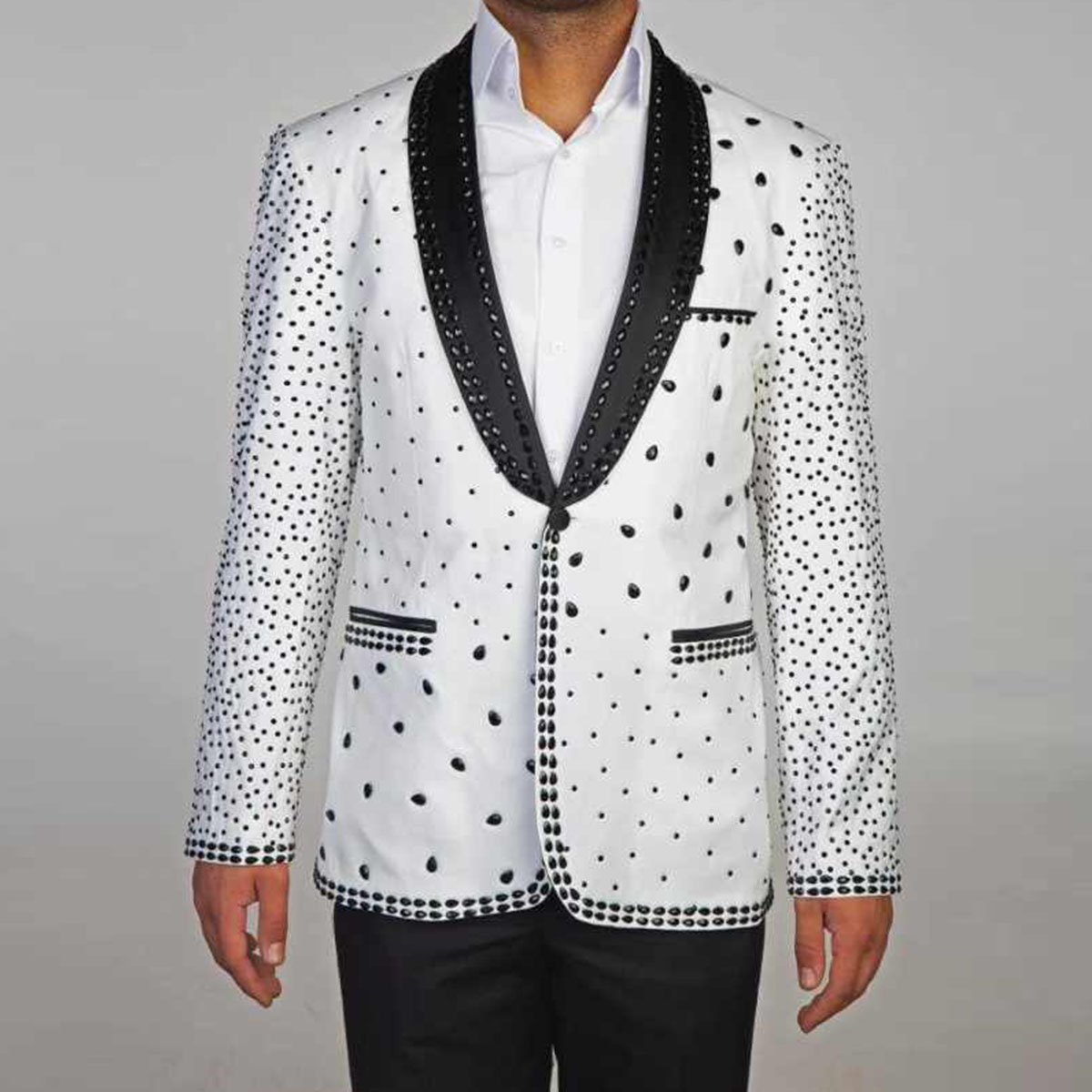 Jas Pria Berhias Berlian Kusto - Slim Fit Blazer Men ulasan dan harga