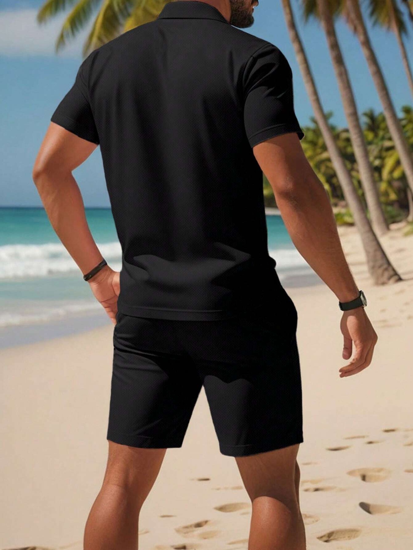 Set Kaos Polo Pria Musim Panas - Queer Men'S Fashion ulasan dan harga