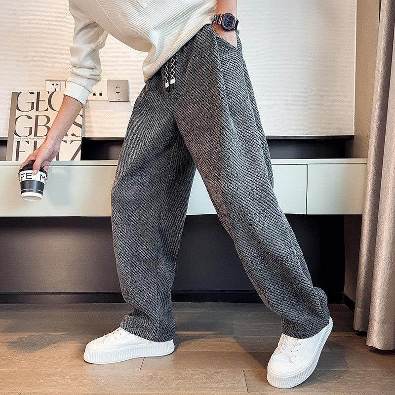 Celana Kasual Pria Keren 2026, - Mens Fashion Dark Grey Pants ulasan dan harga