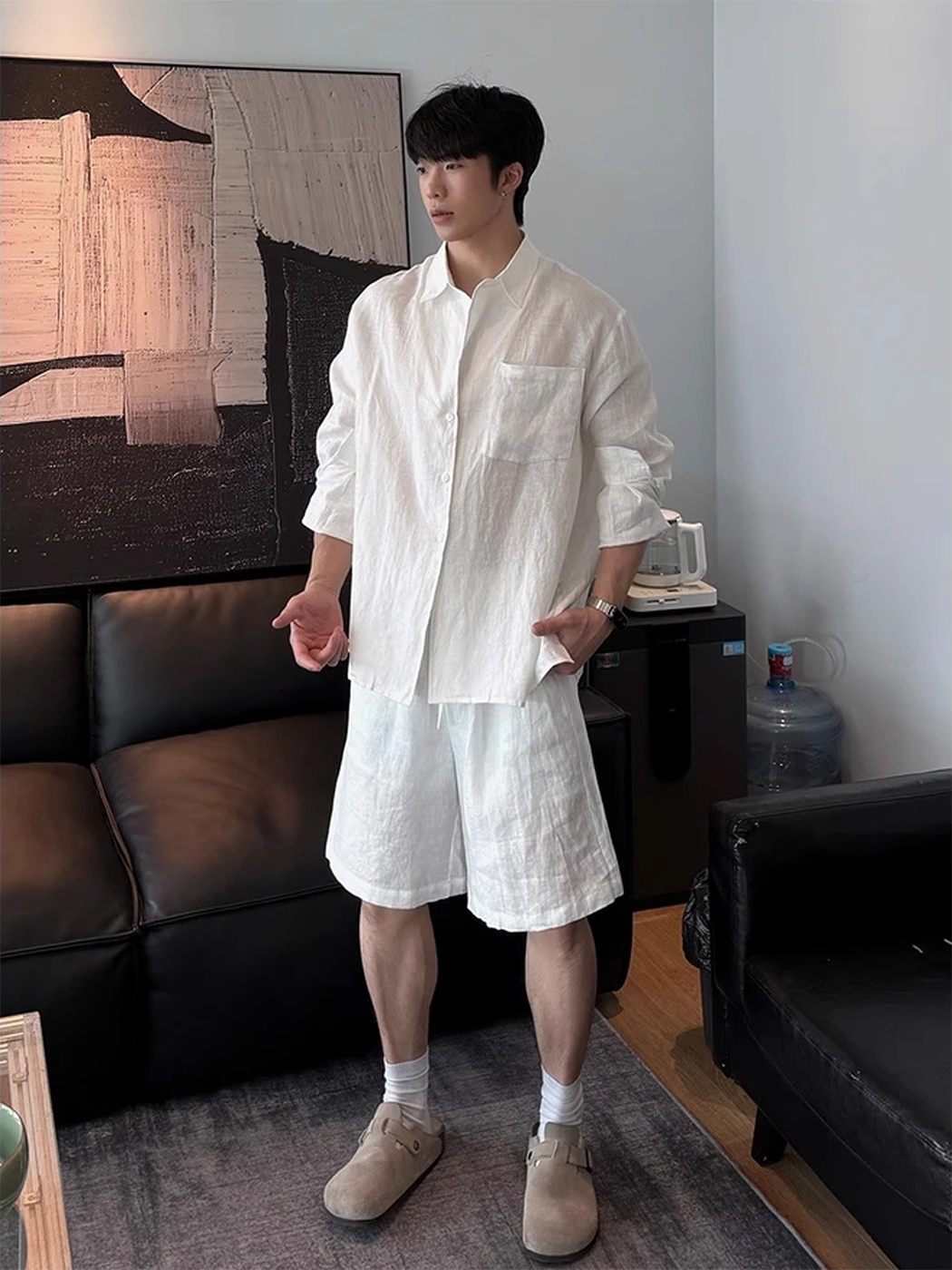 Set Pakaian Pria Musim Semi/Pa - Men'S Spring Fashion ulasan dan harga