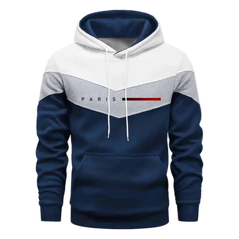 Setelan Hoodie Pria Paris Fash - Men'S Fashion Hoodie ulasan dan harga