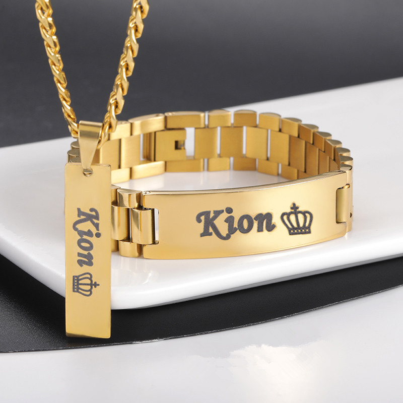 Kustom kalung nama pria gelang - Men'S Fashion Jewelry Bracelets ulasan dan harga