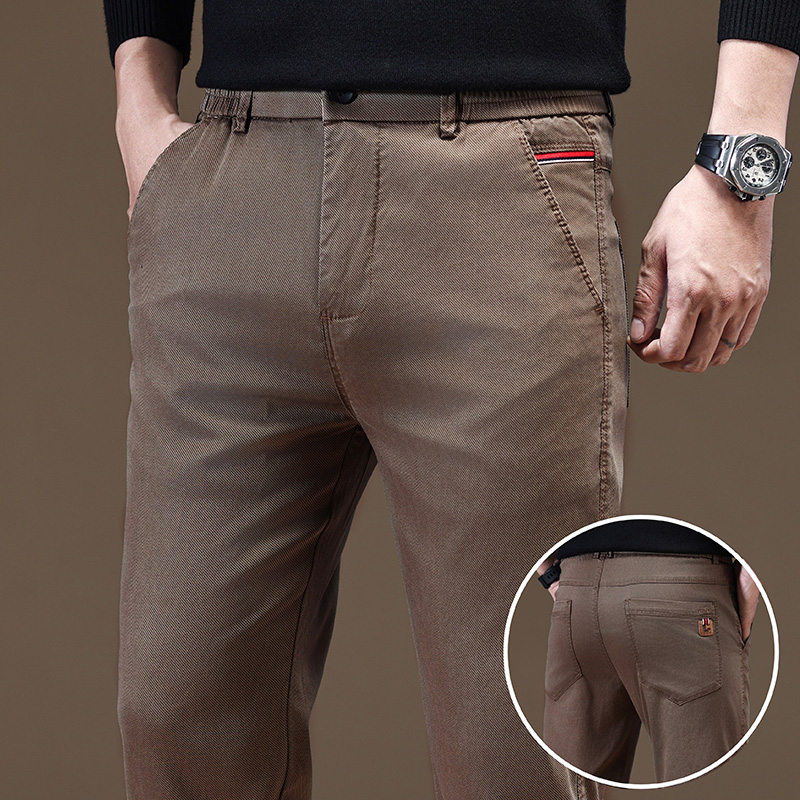 Celana panjang lurus untuk pri - Mens Fashion Dark Grey Pants ulasan dan harga