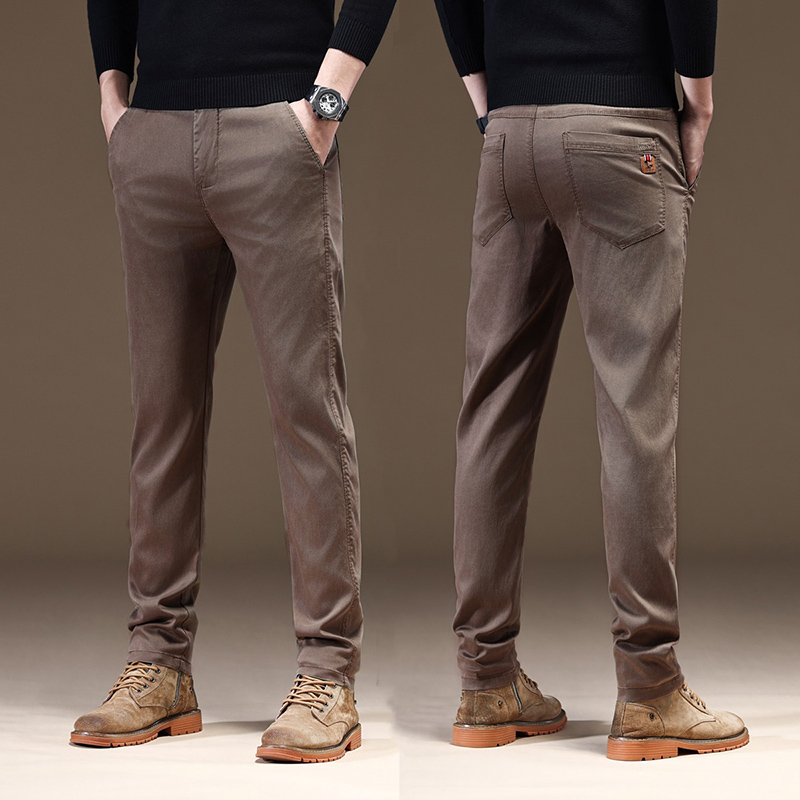 Celana panjang lurus untuk pri - Mens Fashion Dark Grey Pants ulasan dan harga
