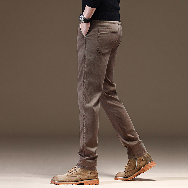Celana panjang lurus untuk pri - Mens Fashion Dark Grey Pants ulasan dan harga