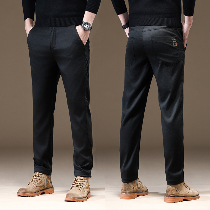 Celana panjang lurus untuk pri - Mens Fashion Dark Grey Pants ulasan dan harga