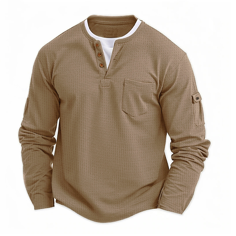 Kemeja pria lengan panjang war - Men'S Spring Fashion ulasan dan harga