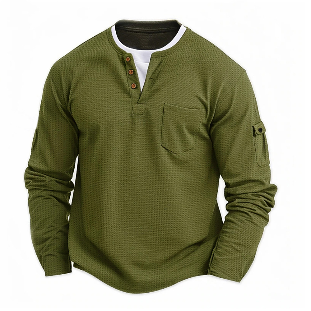 Kemeja pria lengan panjang war - Men'S Spring Fashion ulasan dan harga